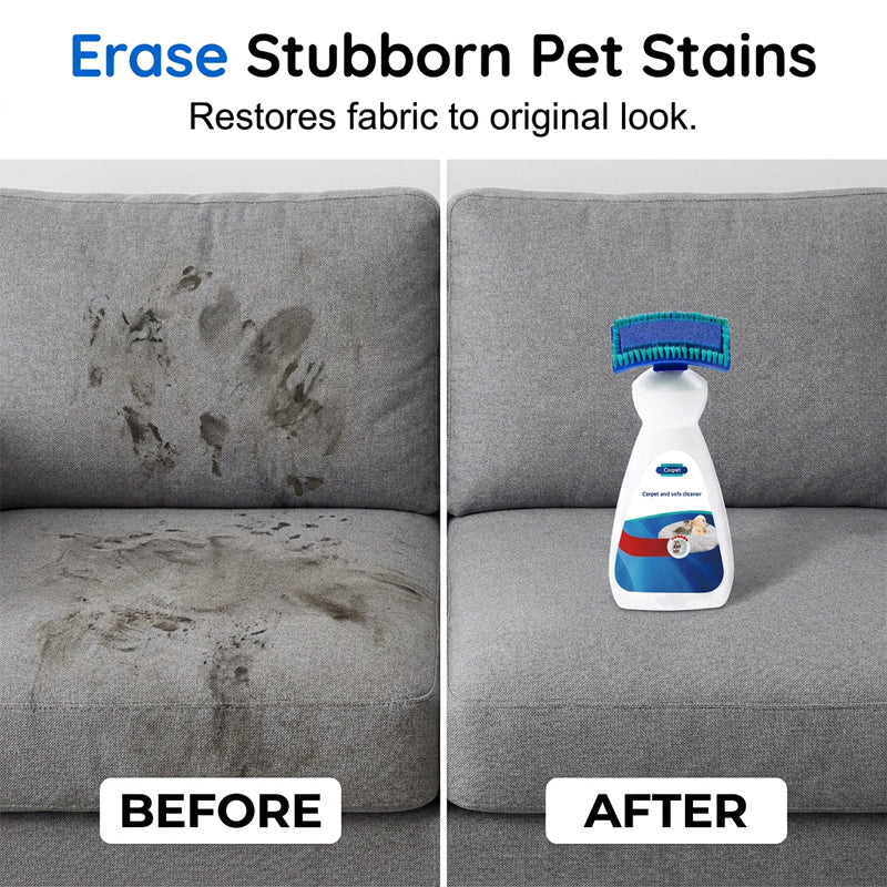 🧼 No-Rinse Carpet & Sofa Cleaner – Upholstery Cleaner with Built-In Brush
