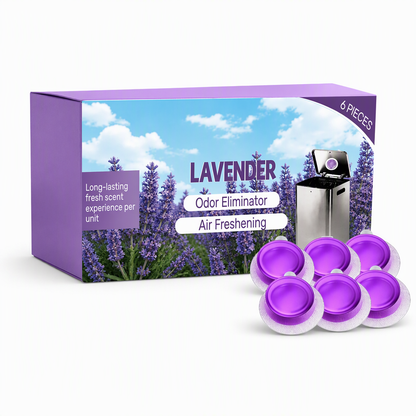 🌿 6-Piece Trash Can Deodorizer Set – Gentle Odor Eliminator