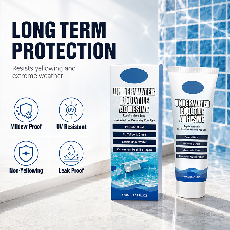 💧 High-Strength Underwater Pool Tile Adhesive – Durable Waterproof Bond for Pool Tile Repairs
