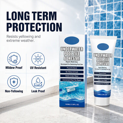 💧 High-Strength Underwater Pool Tile Adhesive – Durable Waterproof Bond for Pool Tile Repairs