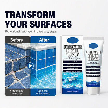 💧 High-Strength Underwater Pool Tile Adhesive – Durable Waterproof Bond for Pool Tile Repairs