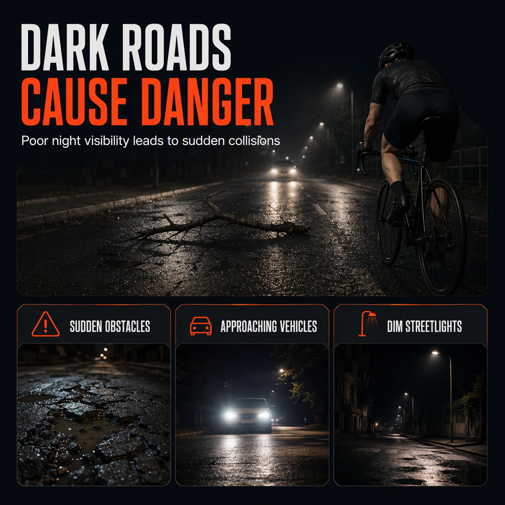 📢📢50% OFF !! ⏰ Bright Bicycle Light Front Headlight and Rear Taillight for Mountain Bike Night Riding Safety Warning Cycling Accessories