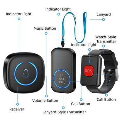 📢📢50% OFF !! ⏰Wireless Caregiver Pager Smart Call System