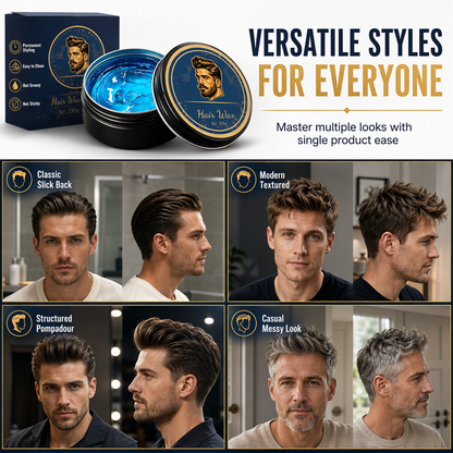 🔥 Cologne Scented Men's Hair Pomade 130g Long Lasting Hold and Volumizing Styling Wax