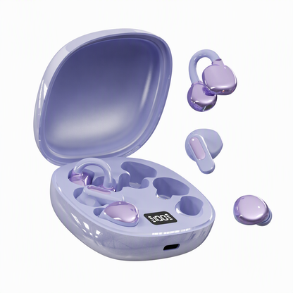 3-in-1 Bluetooth Earphones ✨ Ear Clip · In-Ear · Sleep Modes | 🔇 Noise Cancelling | 🔋 Ultra Long Battery | 6 Pairs of Ear Tips Included