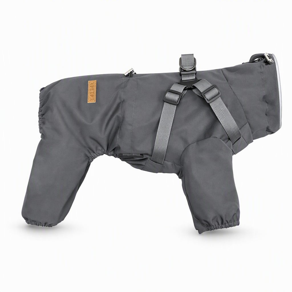 ⏳🔥LIMITED-TIME 50% OFF! ⏰Reflective Waterproof Dog Raincoat with Leash Hole🐶🌧️