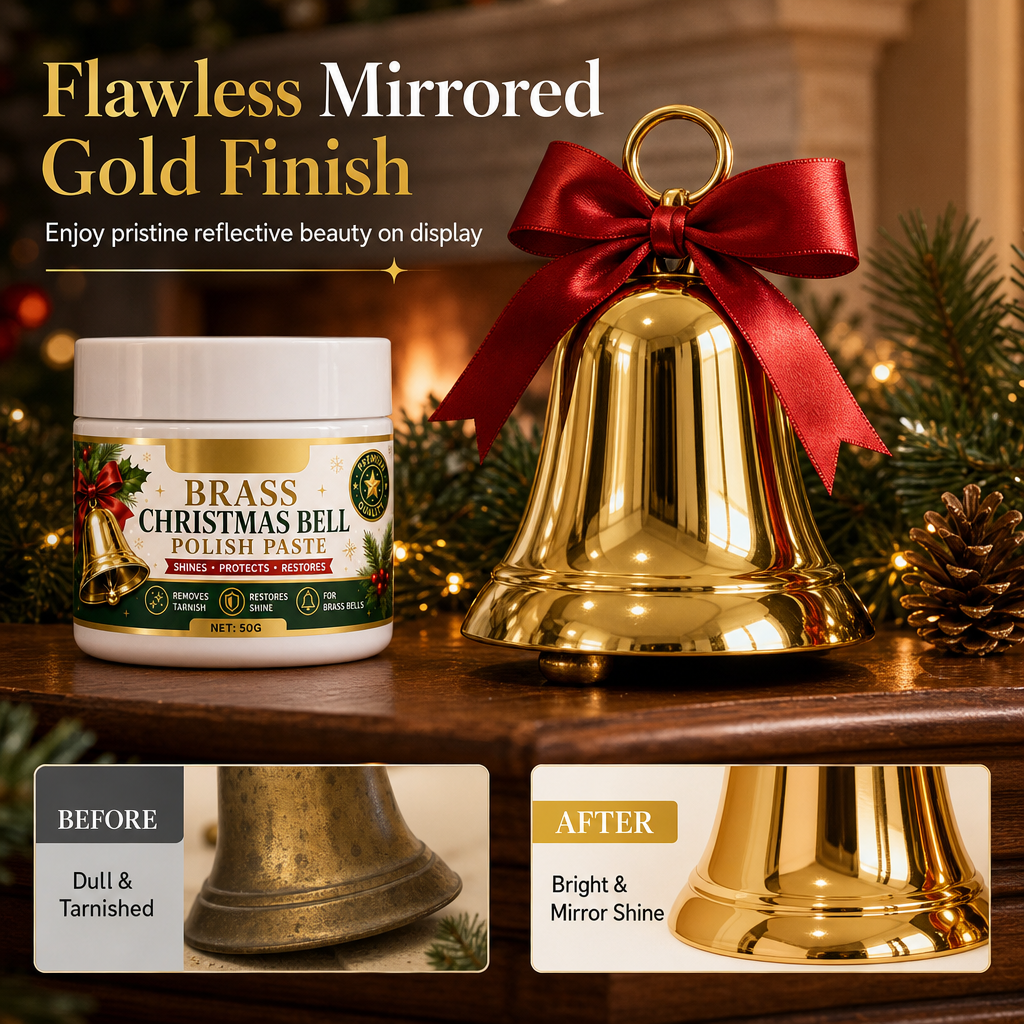 ✨ Brass Bell & Copper Polish Cream - Deep Tarnish & Oxidation Remover