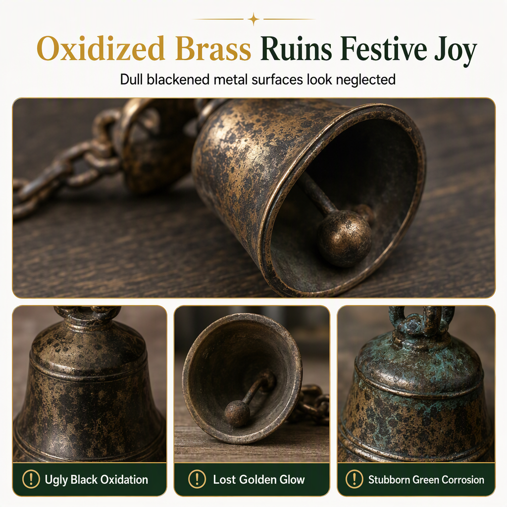 ✨ Brass Bell & Copper Polish Cream - Deep Tarnish & Oxidation Remover