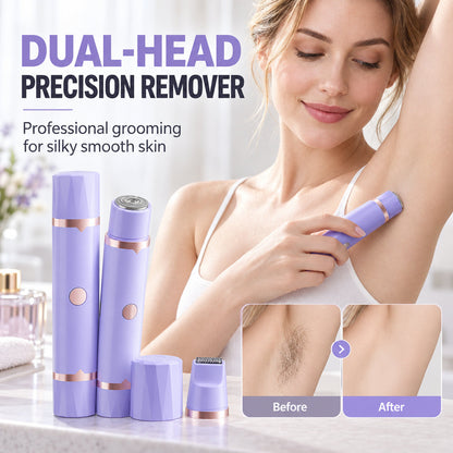 🌸 Portable Women's Dual-Head Electric Shaver & Hair Trimmer ✨