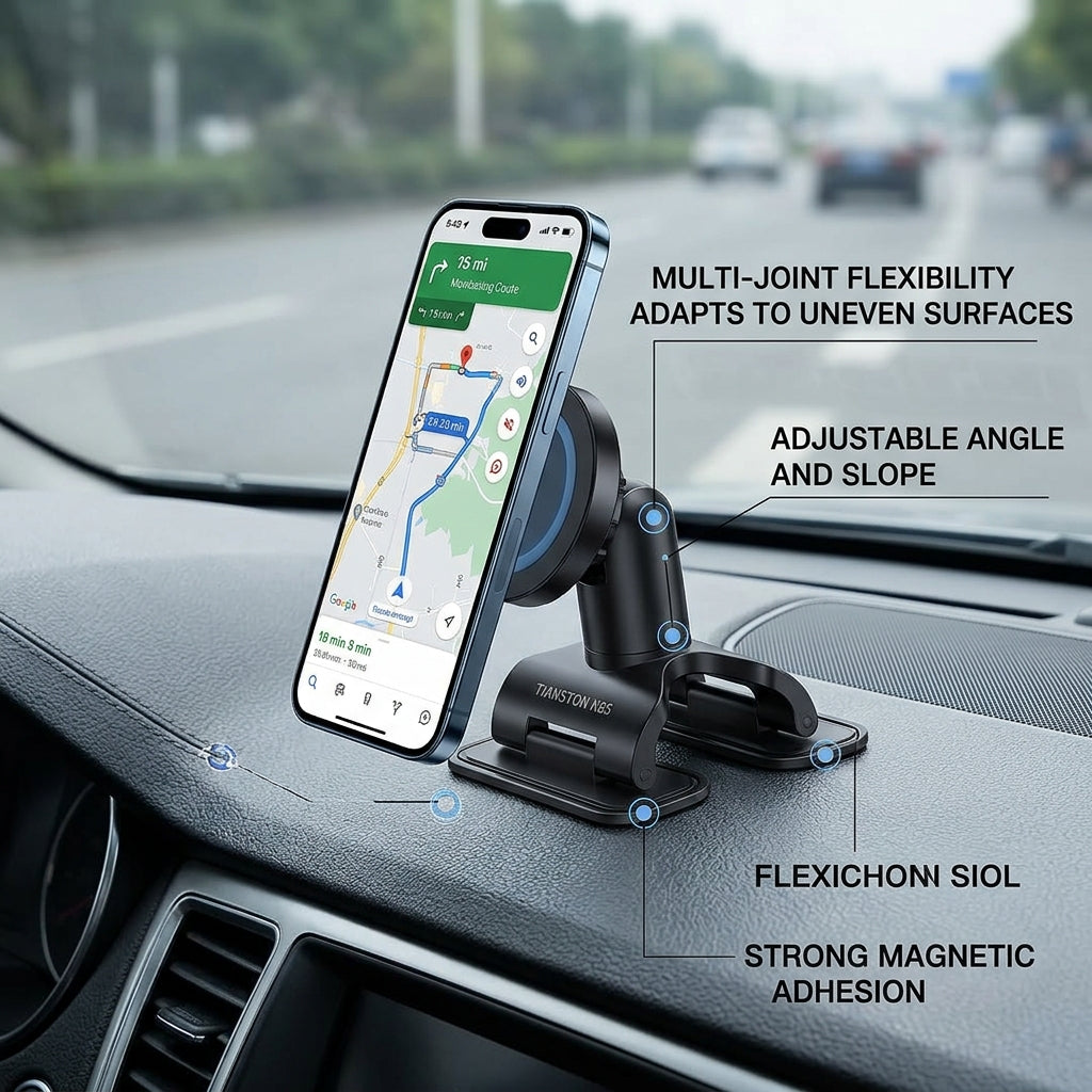 Ultimate Hands-Free Driving: Ultra-Stable Car Phone Mount